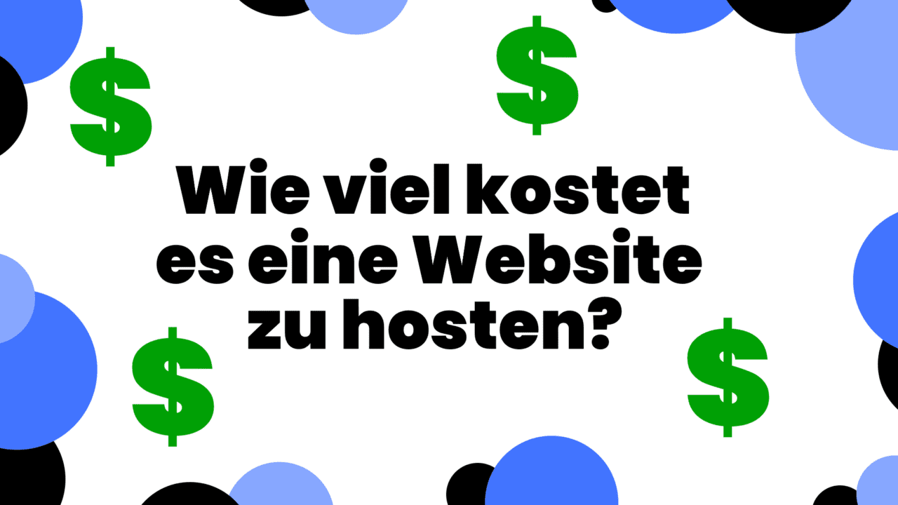 Wie viel kostet es eine Website zu hosten?